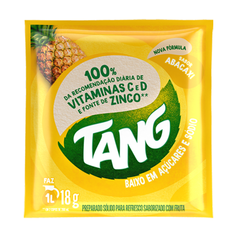 Refresco em Pó Tang Abacaxi 18g - Display 18X18g